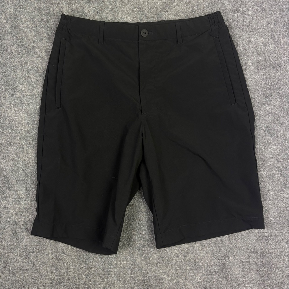 Uniqlo x Theory Shorts Mens S Black Kando Ultra Light Performance 447096 0594